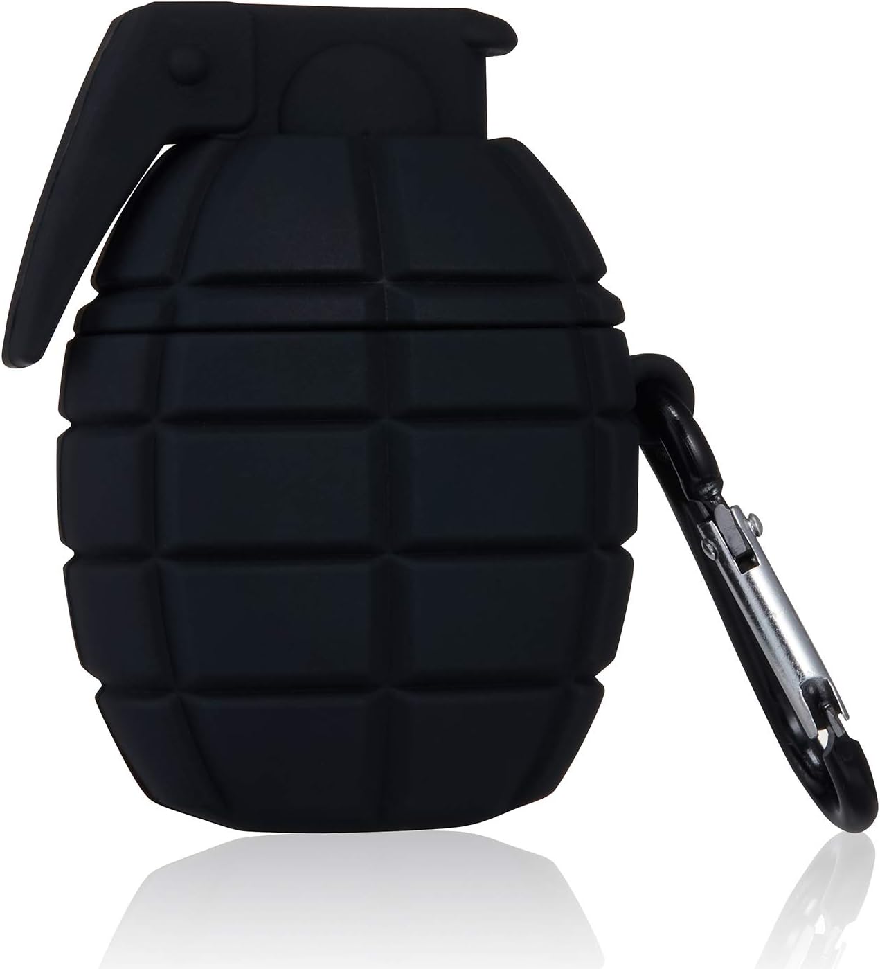 Discount 70% Mulafnxal for Airpod 1&2 Case, Cute Cartoon Unique Silicone Air pods Cover, 3D Funny Fashion Fun Cool Keychain Design Stylish Kits Soft Skin Cases Boys Men Teens Kids for Airpods (Black Grenade)