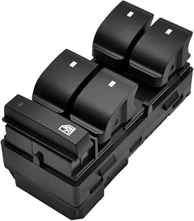Driver Side Master Power Window Switch for Chevy Silverado GMC Sierra Traverse HHR Yukon Buick Replaces# 25789692 20945129 25951963