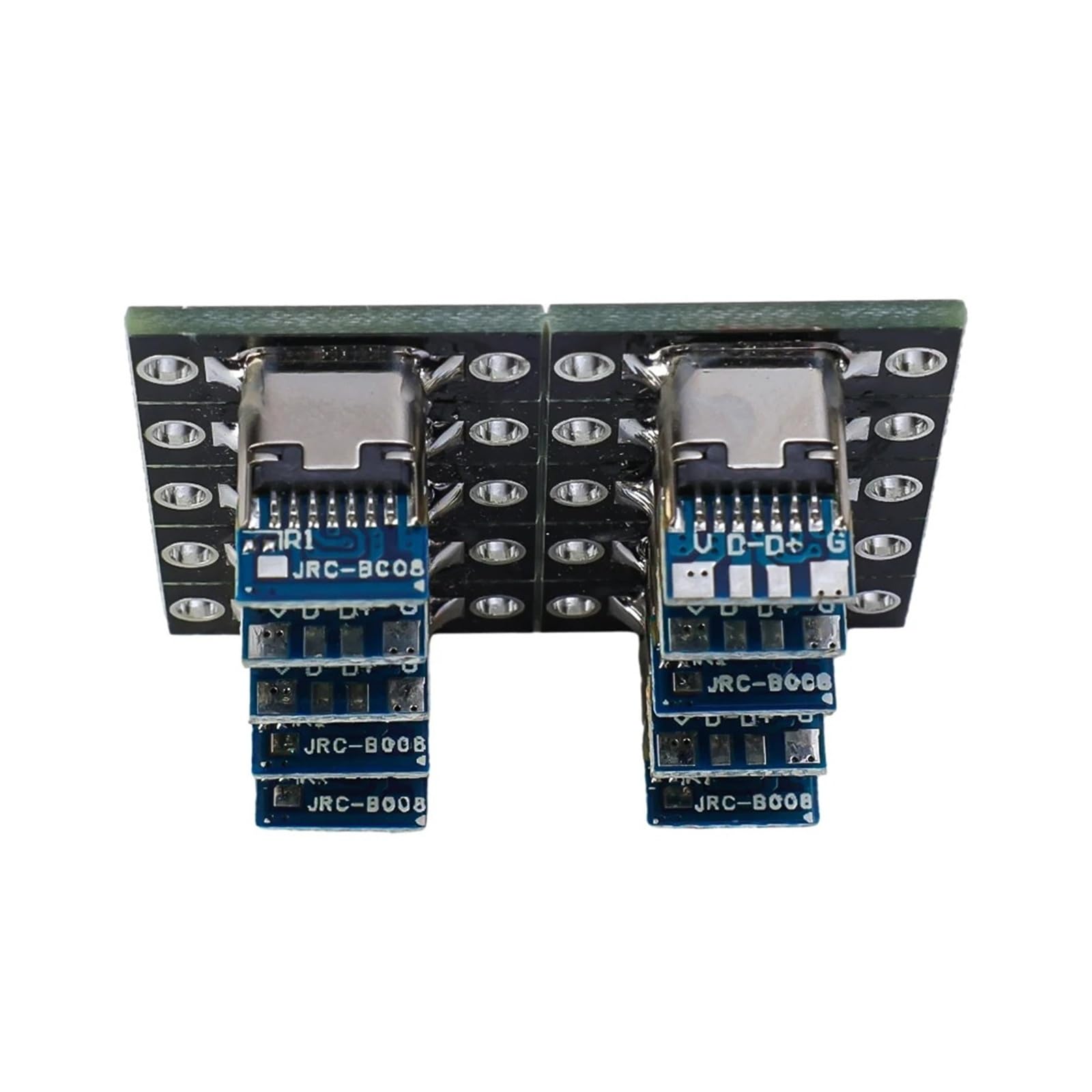 USB-C 3.1 Screw-Fix żeńskie gniazdo 2/4-pinowe złącze ładowania 5 szt. (2-pin-5 szt.)