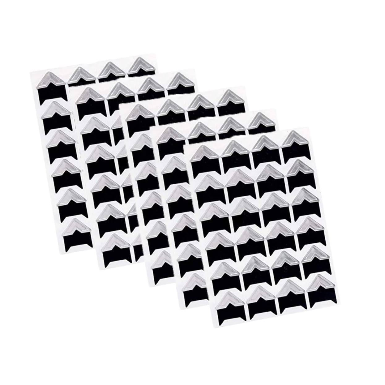 HAPINARY Photo Corner Stickers 15 Sheets 24pcs/Sheet Self-Adhesive Scrapbook Decor for DIY Album Frame