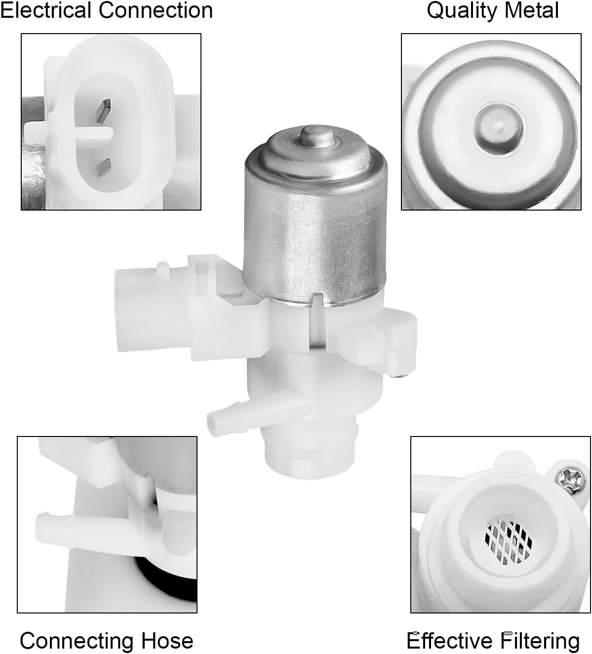 603-5402 Washer Fluid Reservoir Tank Compatible With Kenworth T680 And Peterbilt 320 330 335 340 357 362 365 367 378 382 384 385 386 387 388 389 Reservoir Replaces