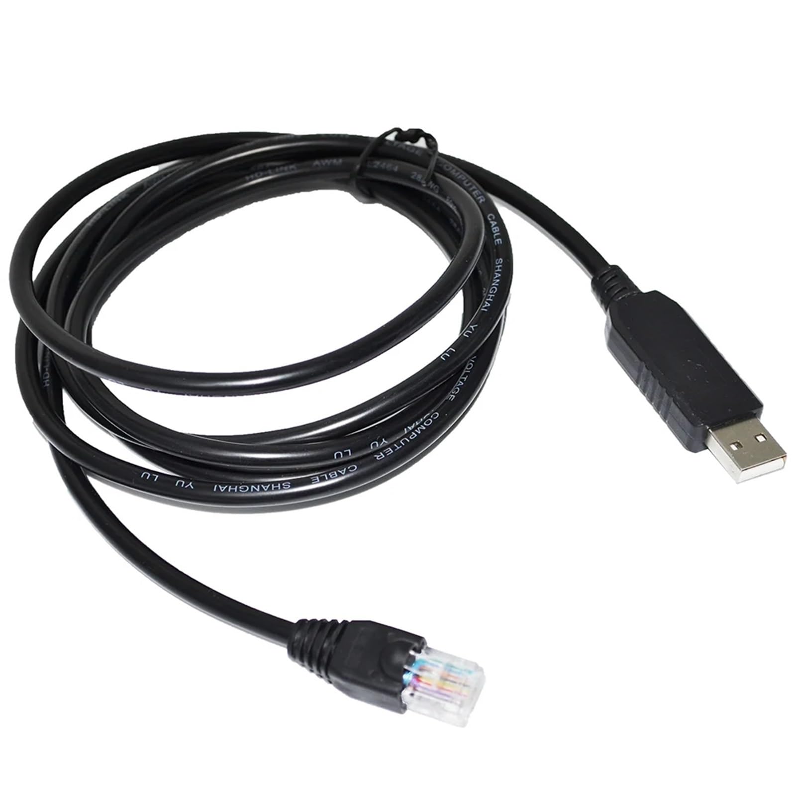 FT232RL Conector USB A RJ45 Interfaz RS232 Cable DE COMUNICACIÓN Serie for Amplificador Y Controlador Serie HCS DMA A PC(7M)