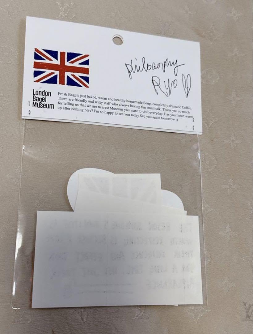 ☆韓国限定☆ ロンドンベーグル ポニー エコバッグL ステッカー 3点