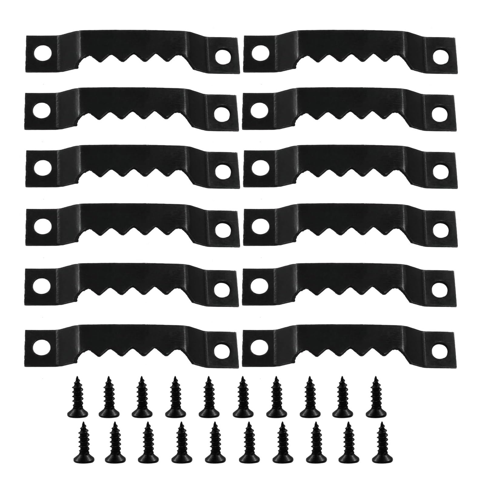 200Sets Small Sawtooth Picture Hangers with Screws