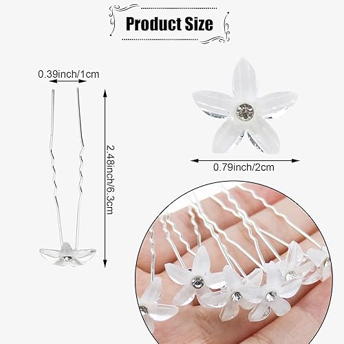 Miniatura 9 de 30 horquillas para el pelo de novia de boda con flores moradas, clip de cabeza de novia, pasadores de pelo con diamantes de imitación de cristal,