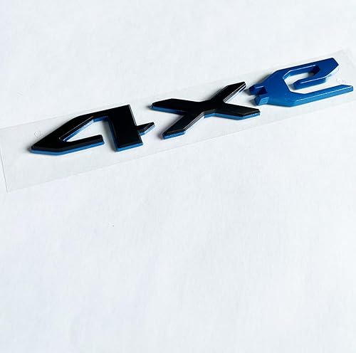 Miniatura 3 de 4xe Emblema de repuesto para Jeep Wrangler 2021-2023 Puerta Oscilante Trasera 4Xe Calcomanías Calcomanías 68490886AB (negro y azul)