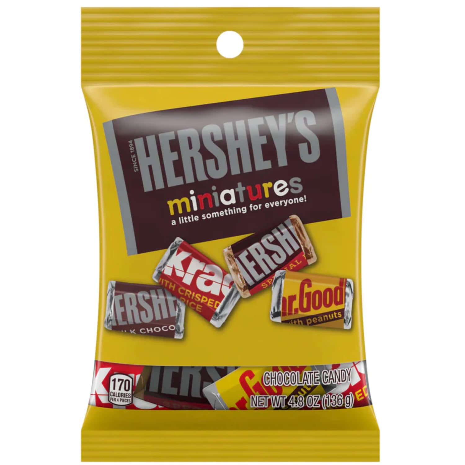Hersheys Miniatures Mini Chocolate Candy Bars 4.8oz / 136g (Imported) (B0CVQF75Y7) Amazon Price History, Amazon Price Tracker