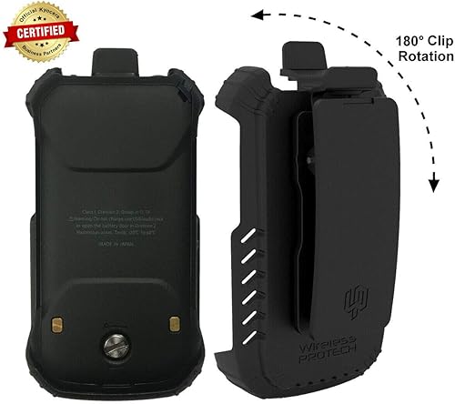 Miniatura 7 de Funda con clip compatible con Kyocera DuraXV Extreme E4810 Verizon, DuraXE Epic para AT&T E4830 y E4830NC, ajuste seguro, cierre de liberación
