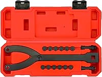 weyleity 15-Pack Variable Pin Spanner Wrench Set - Adjustable 1-1/4" to 5" Cylinder Spanner with Pins for Pulleys, 1/2" Drive Compatible