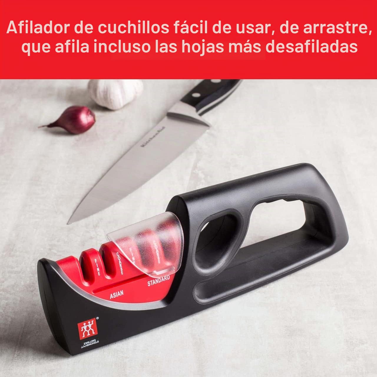 ZWILLING J.A. Henckels - Afilador de cuchillos (4 etapas)