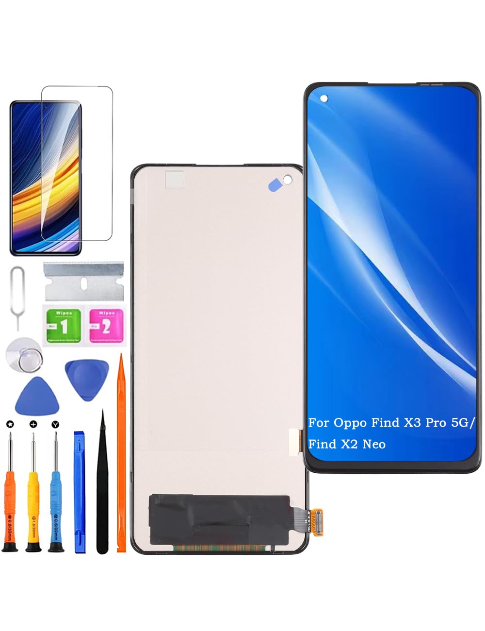 Écran LCD De Remplacement Pour OPPO Find X2 Neo 5G - TFT, Tactile, Kit Outils Inclus - Compatible CPH2009 - 10