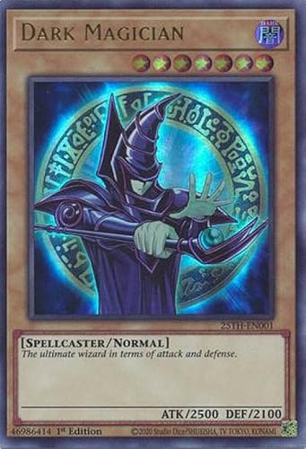 遊戯王 ブラックマジシャン 25TH 1st ウルトラ 英語 北米 カオス