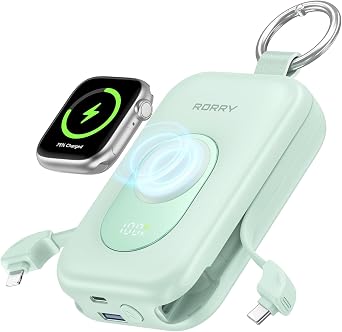 RORRY CharmGo Portable Charger, 20000mAh PD 30W Portable Charger Power Bank
