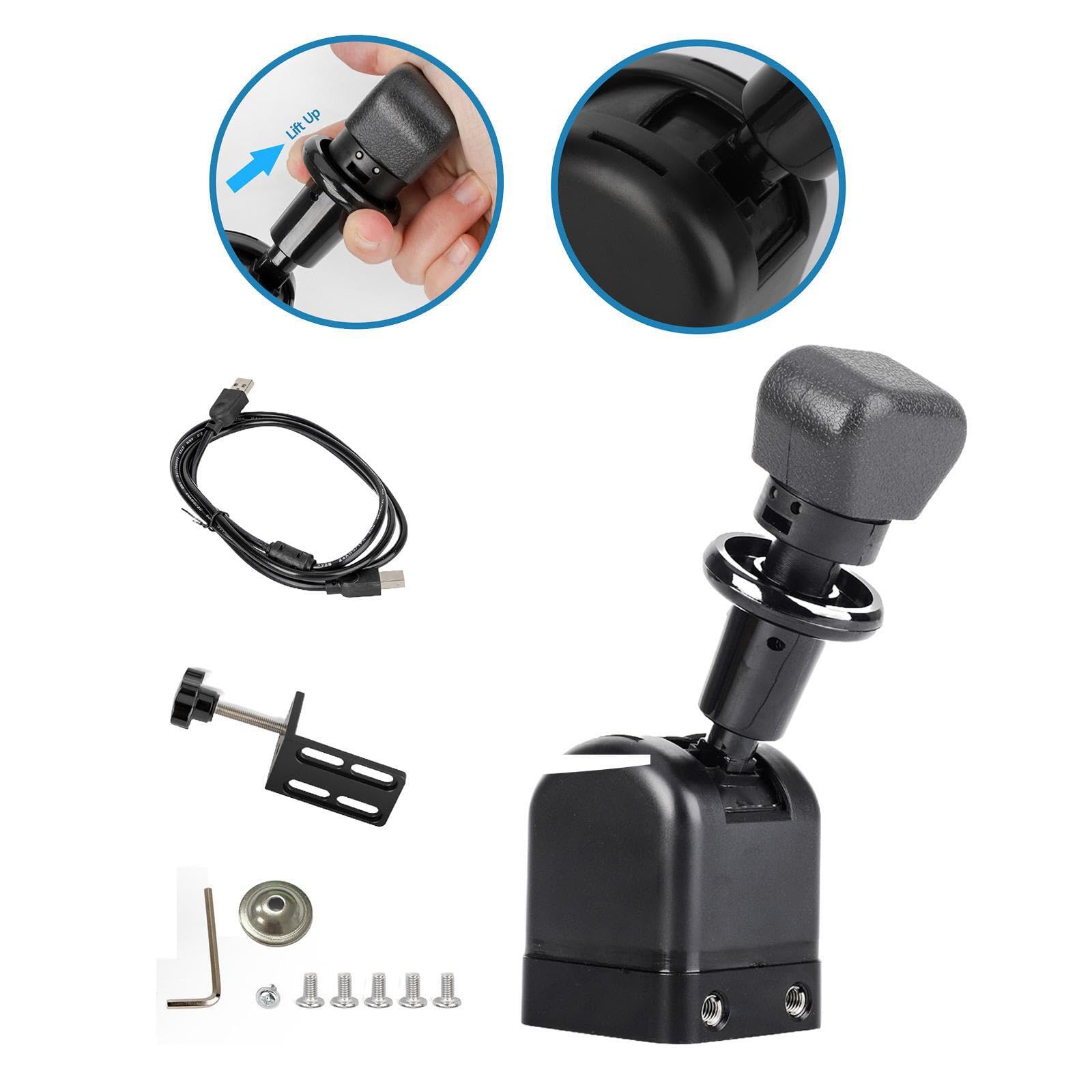 SUIOPPYUW Accessorio per giochi Handbrake Freno a mano USB con impugnatura comoda che migliora le prestazioni di corsa senza sforzo Gioco di corse per PC USB compatibile