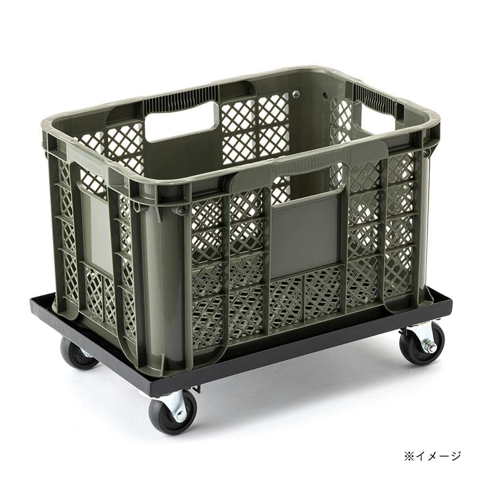 コンテナ台車 Amazon.co.jp: [2個セット] コンテナ専用台車 XC6040 折りたたみ