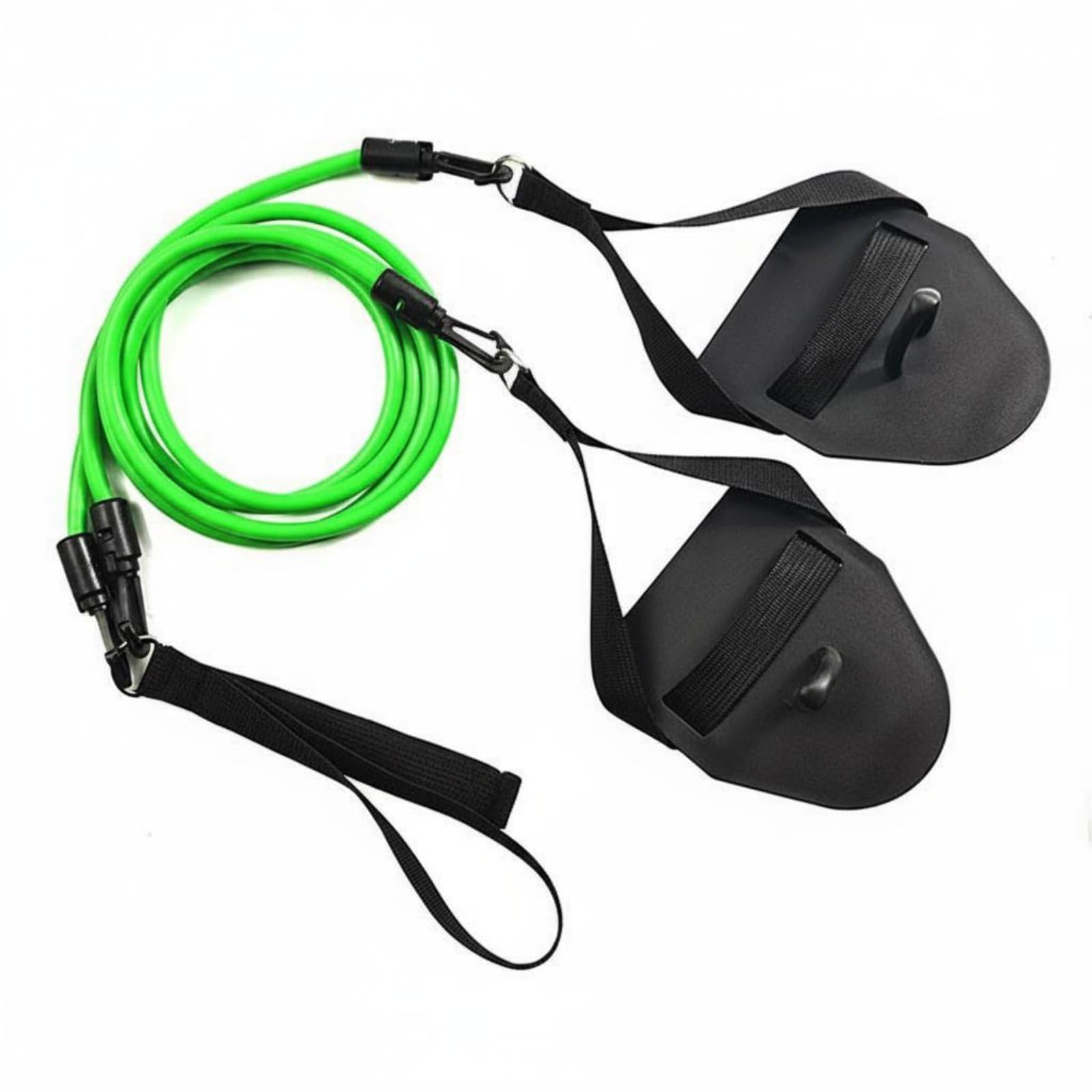 Stroke Practice Dryland Swim Resistance Cord Builds Strength Swimming Training Cord Portable Swim Arm Coach Set Ergonomic Handles for Students, Home Workout, Green 50Lb|Resistance Trainers-image-39