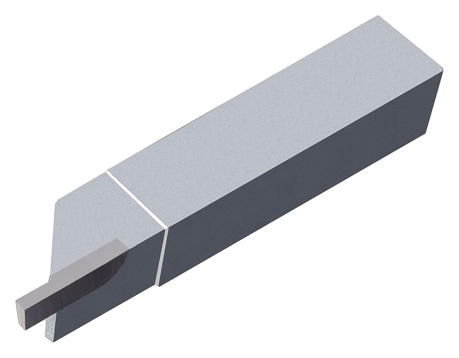 Micro 100 RC-750125 Screw Machine Tool - Cut Off - Brazed, 1/8" Width, 3/8" Proj, 3/4" Square Shank, 4" OAL, Uncoated