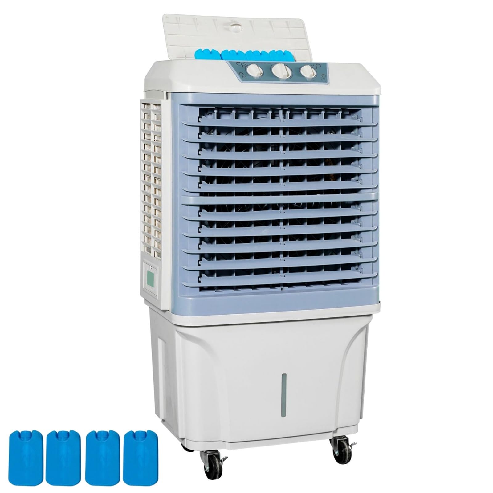 Jingshiqiaopl One Color Swamp Cooler Air Conditioner With 13.2 Gal Water Tank, Evaporative Air Cooler With 4 Ice Packs For Party, Pool And Patio