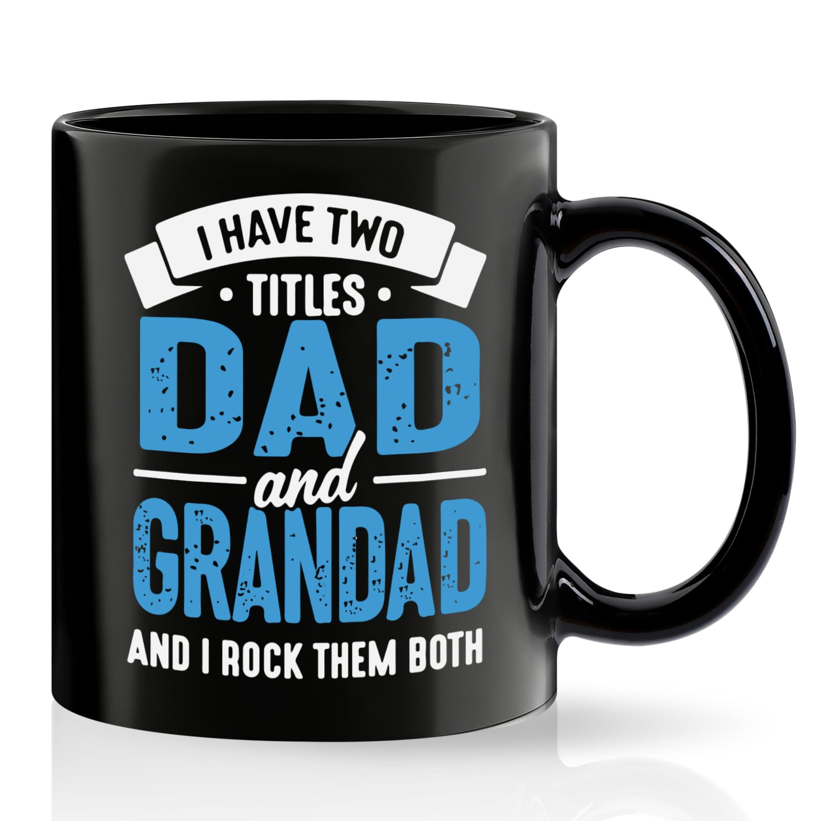 Joymaking Grandad Gifts for Fathers Day, 11oz Grandad Mug Gifts for Fathers Day from Daughter Son for Birthday Christmas, Black โ image 1