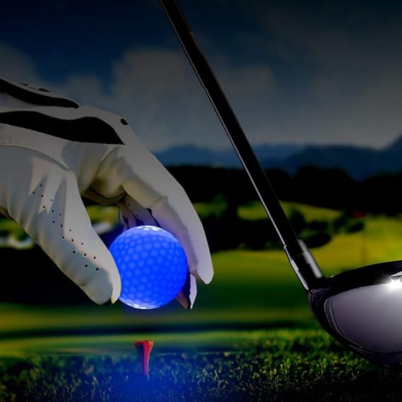 Glow Golf Balls, Led Light Up Night Golf Balls Glow in the Dark