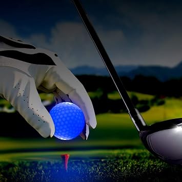 Glow Golf Balls, Led Light Up Night Golf Balls Glow in the Dark