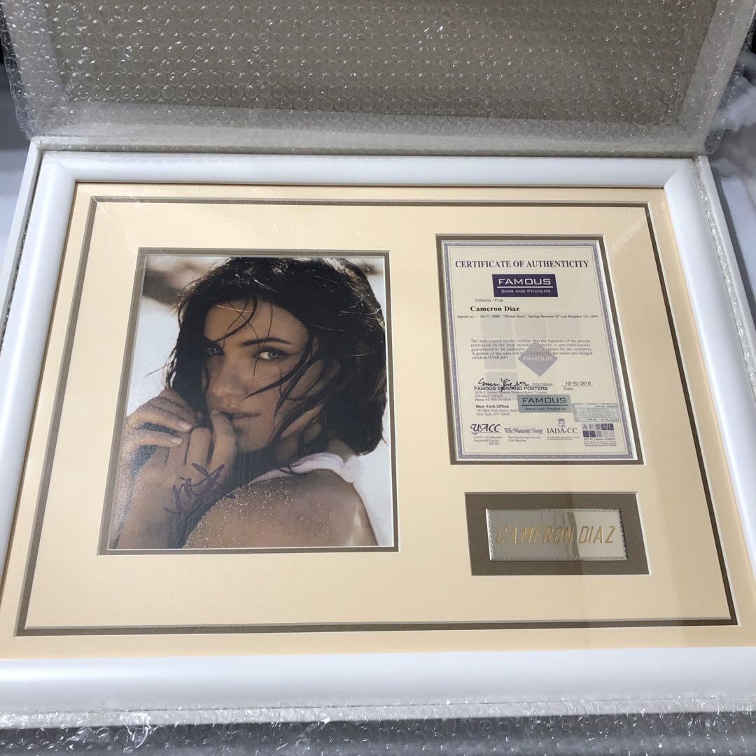 キャメロン・ディアス直筆サイン入り超大型写真…Cameron Diaz