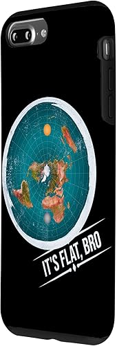 Vista 20 de iPhone 12/12 Pro It's Flat Bro Funda Flat Earth