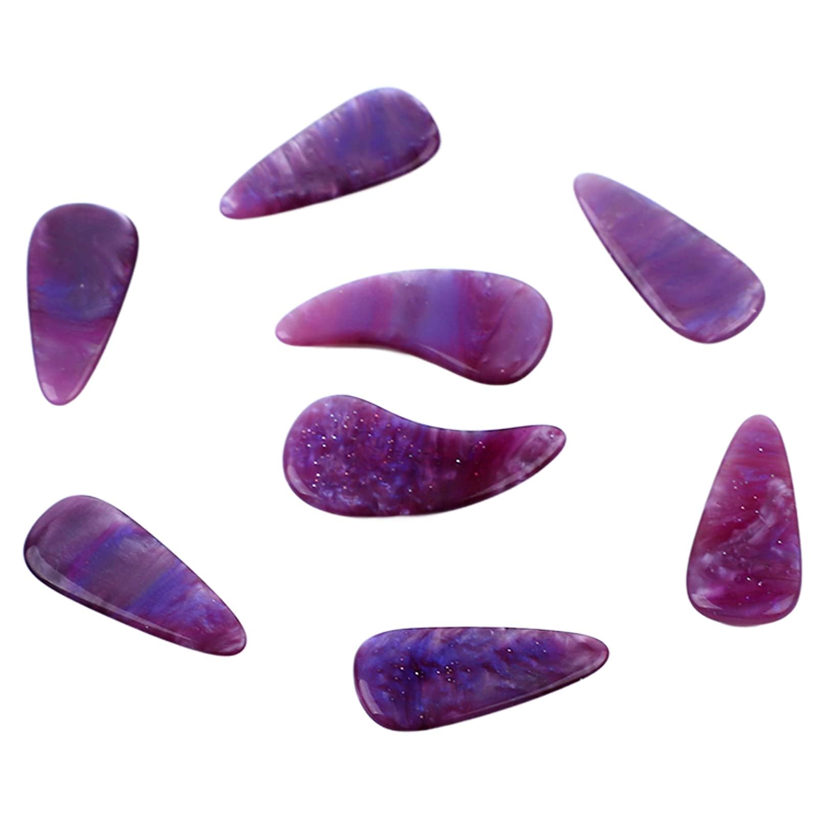 Guzheng Nail Covers Guzheng Nail Picks, Professionnel Guzheng Nail Covers Haut-parleurs (Couleur de la voie lactée)