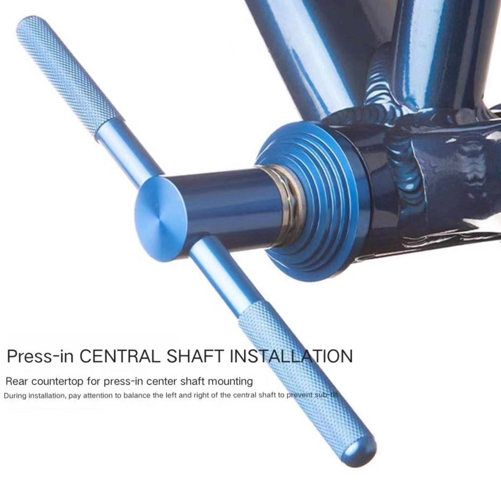 Set Pressa Cuscinetti Per Bicicletta - Professionale Per Mozzi E Cuscinetti Centrali (Blu) - Foto 4