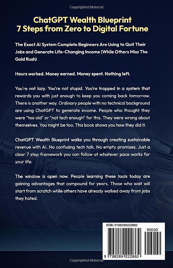 ChatGPT Wealth Blueprint: 7 Days from Zero to Digital Fortune: The Exact AI System Complete Beginners Are Using to Quit Their Jobs and Generate Life-Changing Income (While Others Miss The Gold Rush) - Image 2