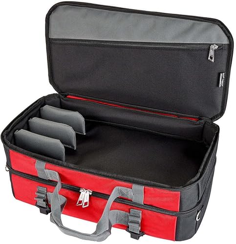 Miniatura 4 de FitseN Adecuado para bolsa de almacenamiento de herramientas al vacío Milwaukee, modelo # 49-90-2019, rojo, negro