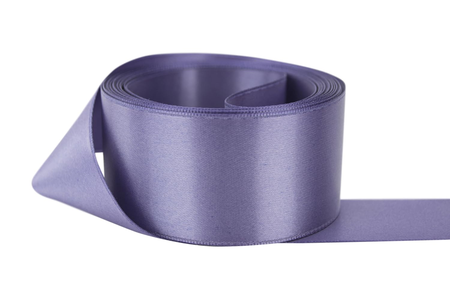 Ribbon Bazaar Double Faced Satin - Premium Gloss Finish - 100% Polyester Ribbon for Gift Wrapping, Crafts, Scrapbooking, Hair Bow, Decorating &amp; More - 7/8" Hyacinth 50yd Spool