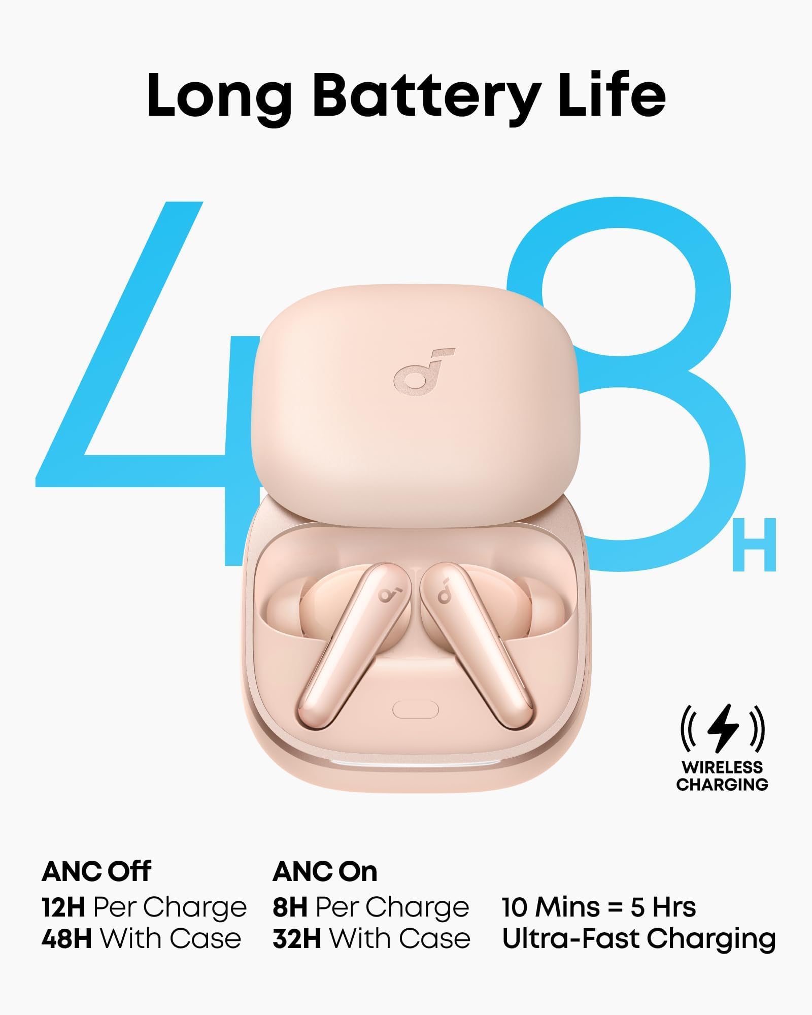 soundcore Liberty 5 by Anker, Noise-Cancelling Wireless Earbuds