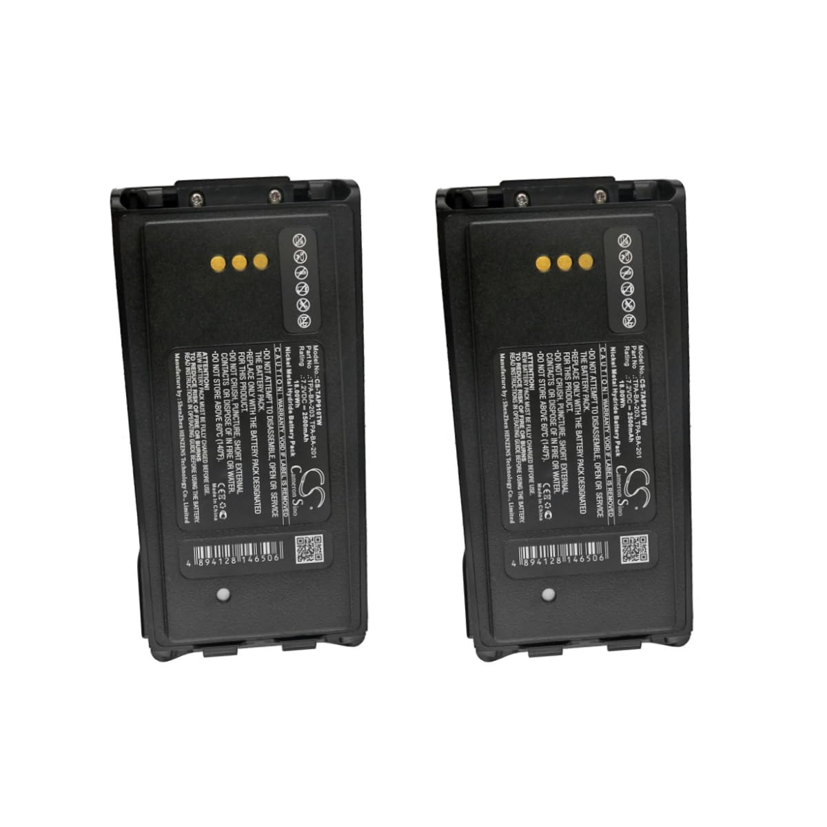 FYIOGXG Battery for TP9100 TP9135 TP9140 TP9155 TP9160 TPA-BA-203 TPA-BA-206 TPA-BA-201 (2PCS)