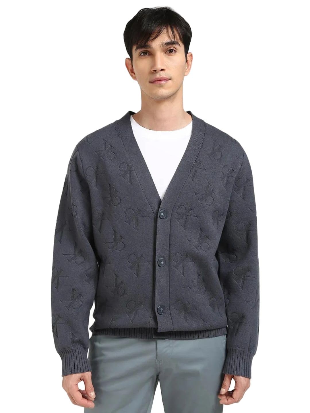 calvin klein jeans Logo Relaxed Fit Modal Sweater-picture-21