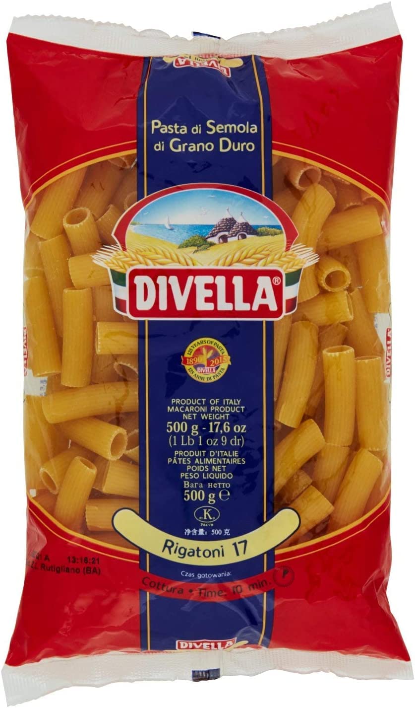 Italian Gourmet Rigatoni N.17 pâtes italiennes de semoule 24 x 500g