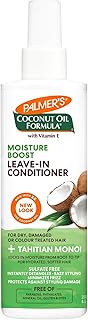 Coconut Oil Leave-In Conditioner by Palmers for Unisex - 8.5 Fl Oz (Pack of 2) Conditioner