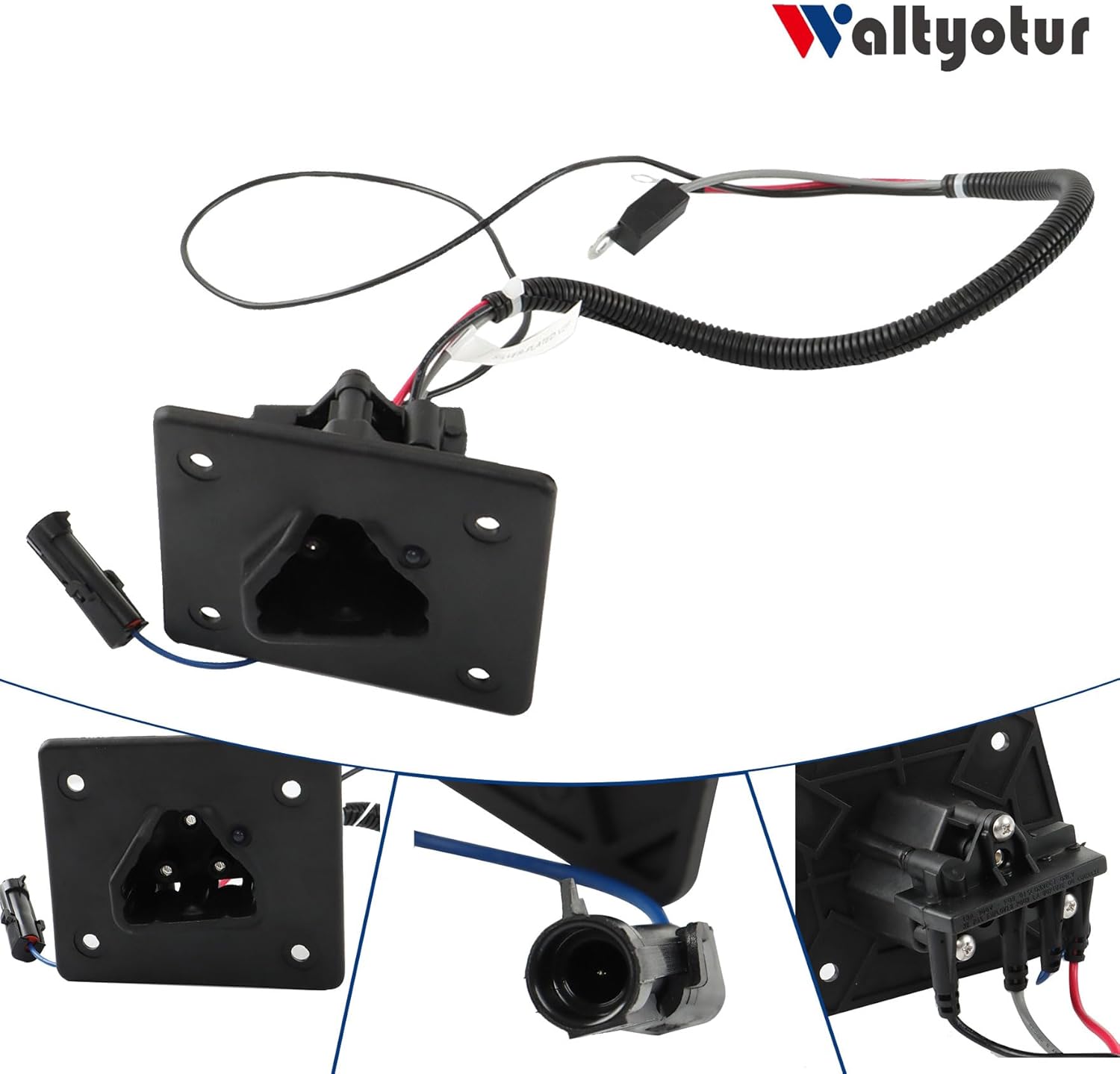 48V Battery Receptacle 602529 Replacement for EZGO TXT/RXV Golf Cart with Wires