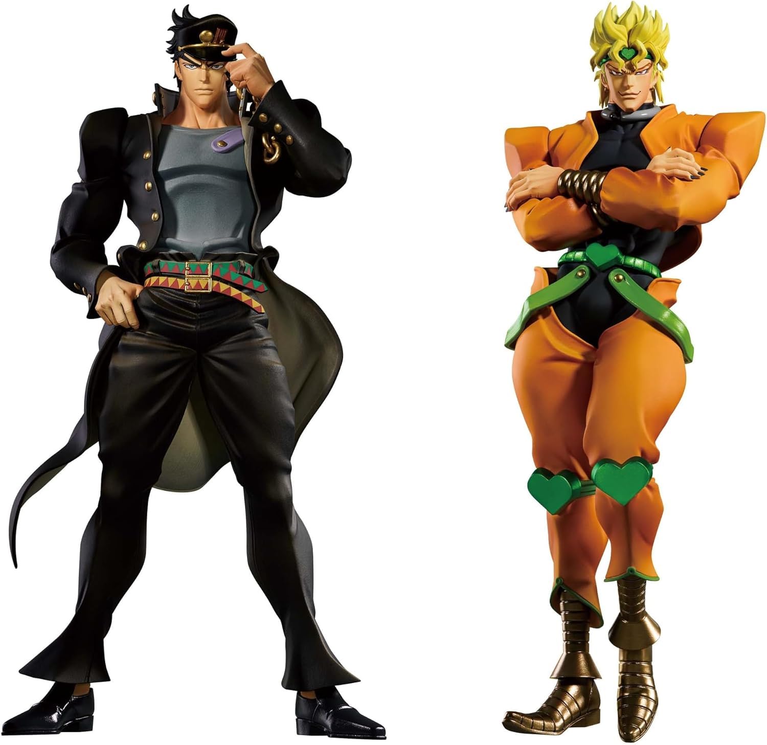 JoJo Bizarre Adventure Jotaro Kujo & DIO Figure Set of 2 Mometria 8.7in