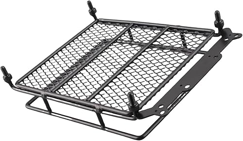 Miniatura 8 de Portaequipajes de techo de coche a control remoto, portaequipajes de tamaño medio con luces LED cuadráticas para automóviles SCX10 110 con control