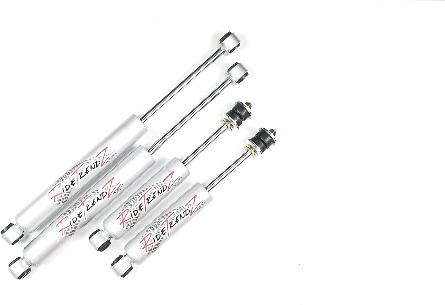 RTZ - Compatible with Ford Ranger Pickup Complete Lowering Kit Front 2" Front Lowering Drop Coil Springs + 3" Rear Axle Flip Kit + RTZ Primo Nitrogen Gas Shocks 4 Cylinder Motor 2WD