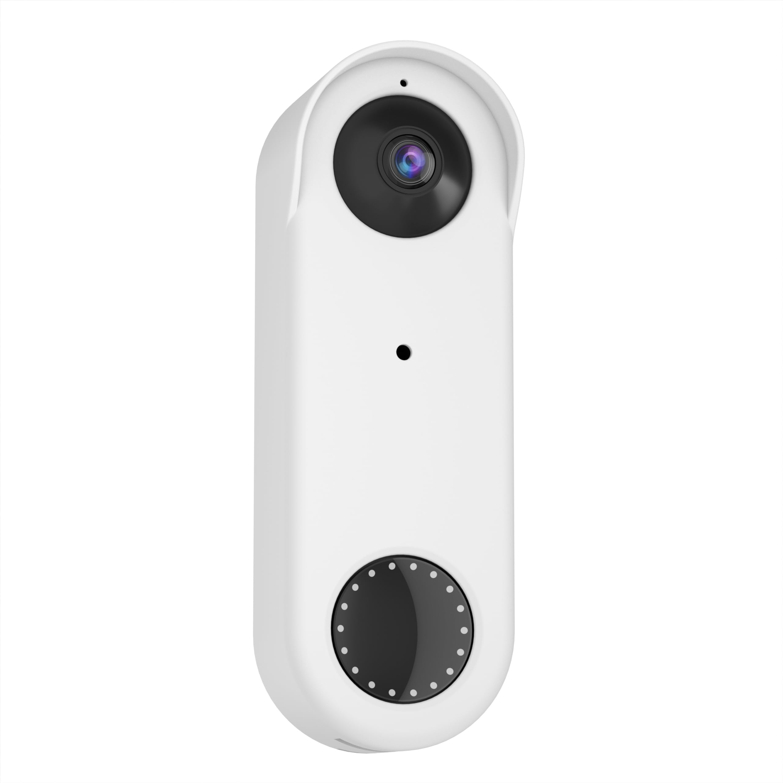 Silicone Skin Case Compatible With Video Doorbell (2 Gen) Cover With Sun Glare, UV & Weather Protection (Black-New - View #2