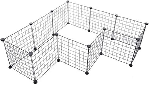 Amazon Co Jp ペットフェンス 脱走防止 犬ゲージ 簡易サークル 組立簡単 組み合わせ自由 6枚 8枚 ベビー マタニティ