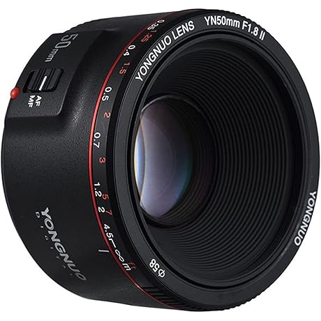 Yongnuo YN50mm F1.8 II Standard Lens for Fuji XF/X Mount Cameras