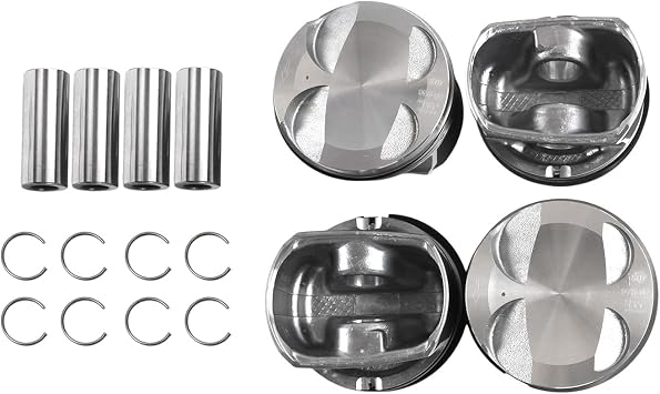 Engine Piston & Rings Set 11257589348 77mm STD for MI-NI 2006-2016 R55 R56 R57 R58 for Cooper Countryman Paceman N12 N16, Replace Part No. 11257566479