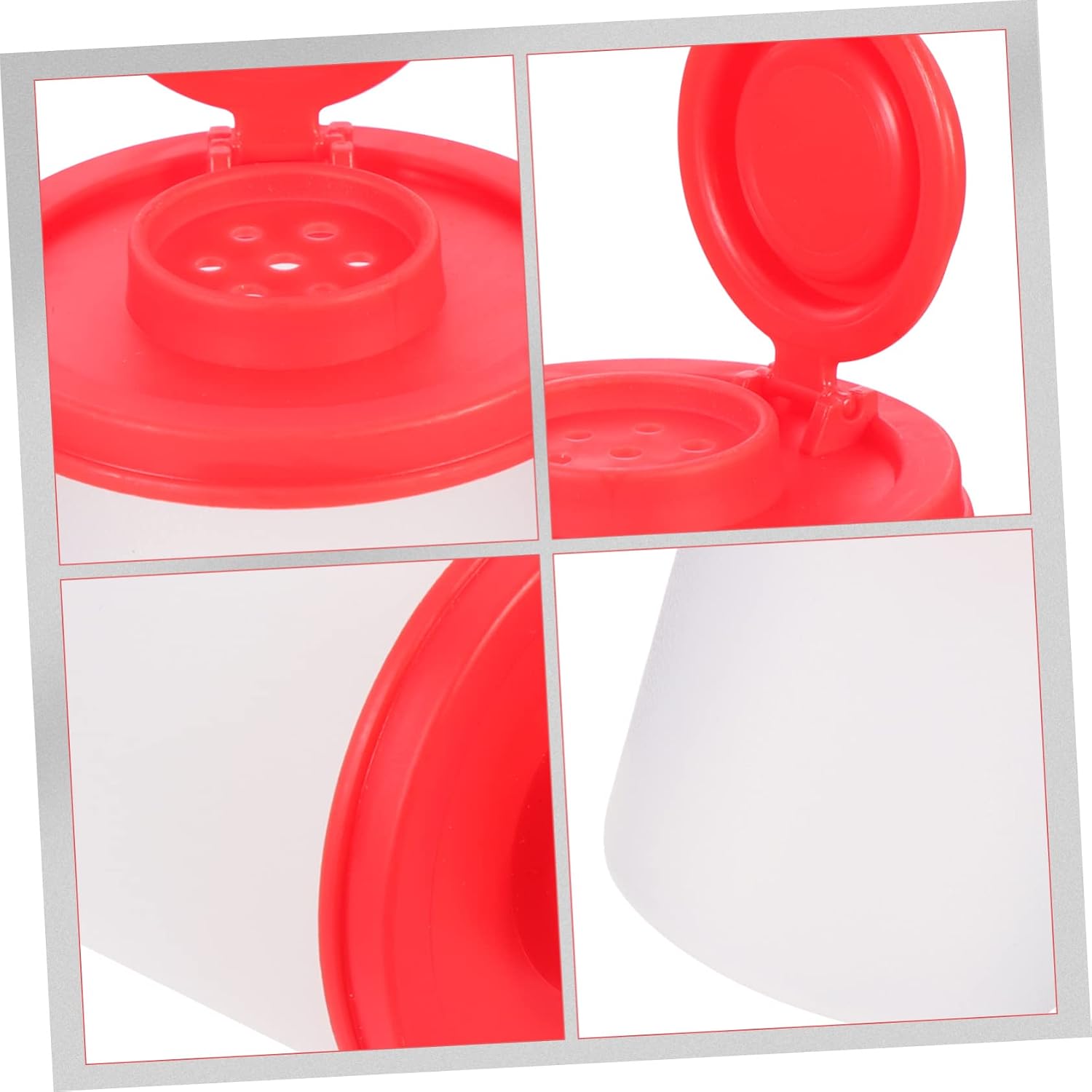 2pcs Mini Pepper Shakers with Flip Lid for Bbq