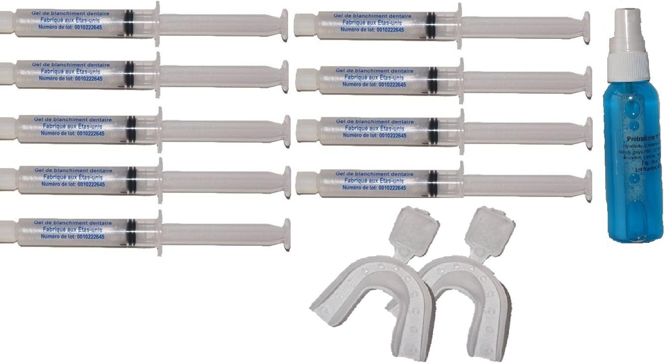90ML *9x10ml*CarbamidPeroxid 0 ZahnweißGel SETS + 60ML