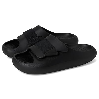 Crocs Mellow Luxe Recovery Slide Shoes Black