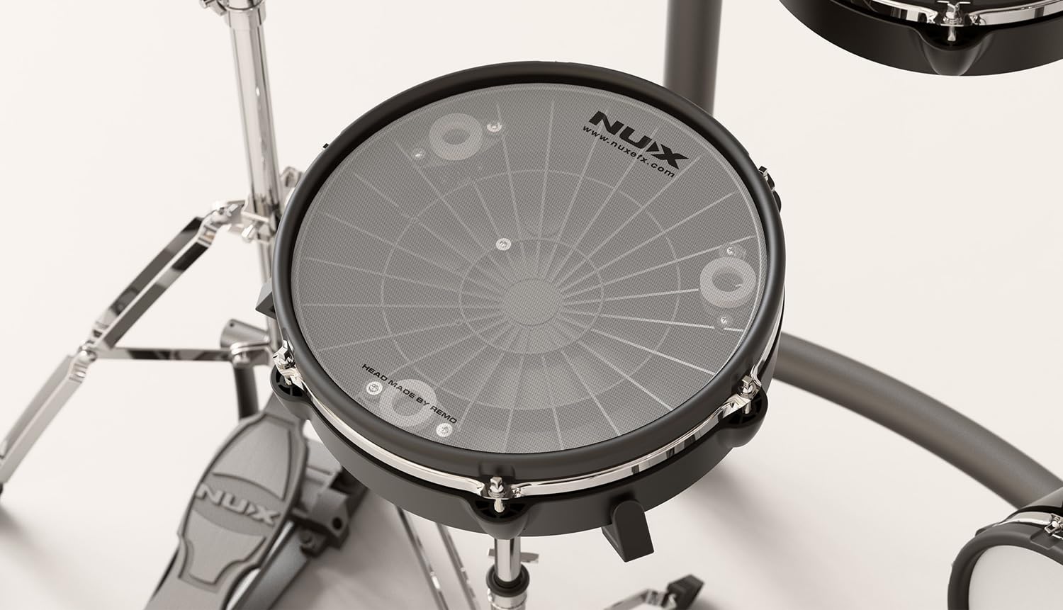 Nux DM-8 E-Dum elektronisches Schlagzeug Drumset + keepdrum Zubehör-Set