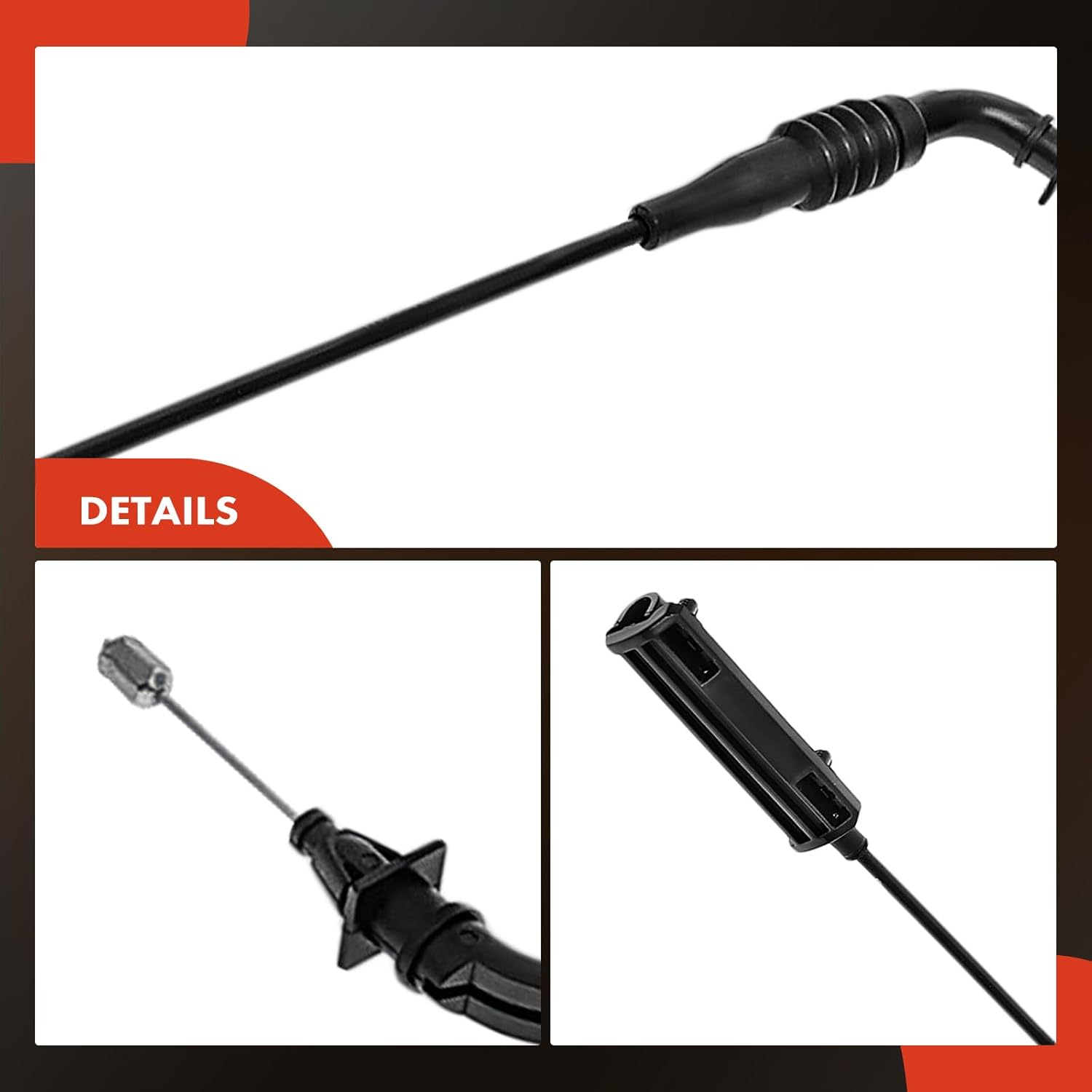 A-Premium Front Hood Latch Release Cable Without Handle Compatible with Ford Edge 2015-2020 & Lincoln MKX 2015-2018, Nautilus 2019-2020, 9.173 Inch, Replace# FT4Z16916A